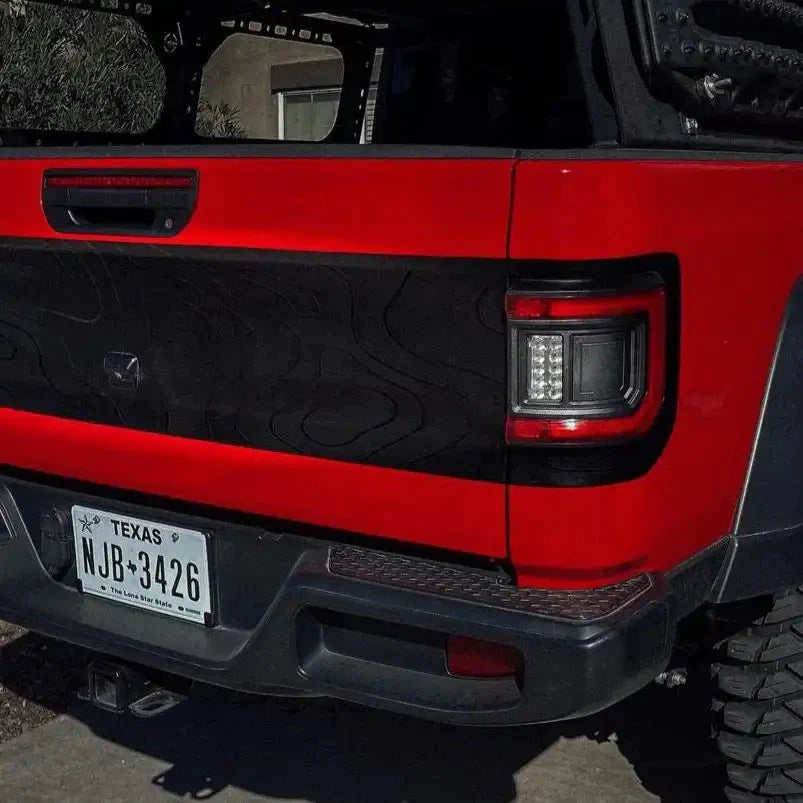 V2 | Flush Mount LED Tail Lights for Jeep Gladiator JT | Low-Profile | Plug-and-Play by ORACLE Lighting