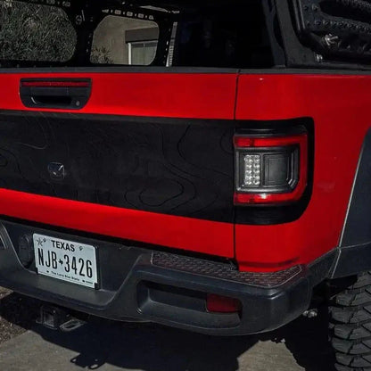 V2 | Flush Mount LED Tail Lights for Jeep Gladiator JT | Low-Profile | Plug-and-Play by ORACLE Lighting
