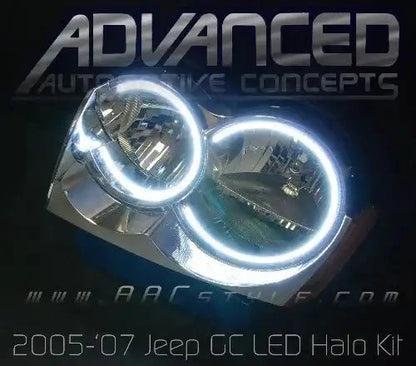 ORACLE Lighting 2005-2010 Jeep Grand Cherokee LED Headlight Halo Kit by ORACLE Lighting