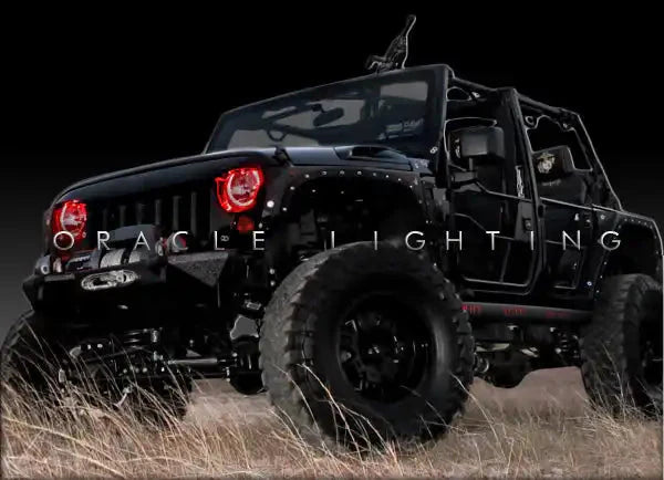 ORACLE Lighting 2007-2017 Jeep Wrangler JK LED Headlight Halo Kit by ORACLE Lighting