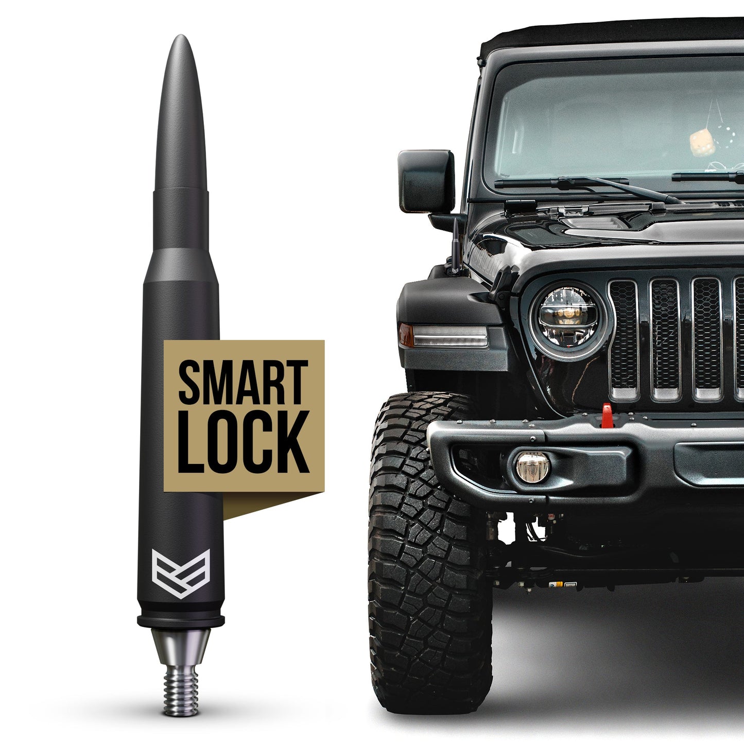 JEEP SMARTLOCK™ BULLET ANTENNA (NEW!) by Ronin Factory