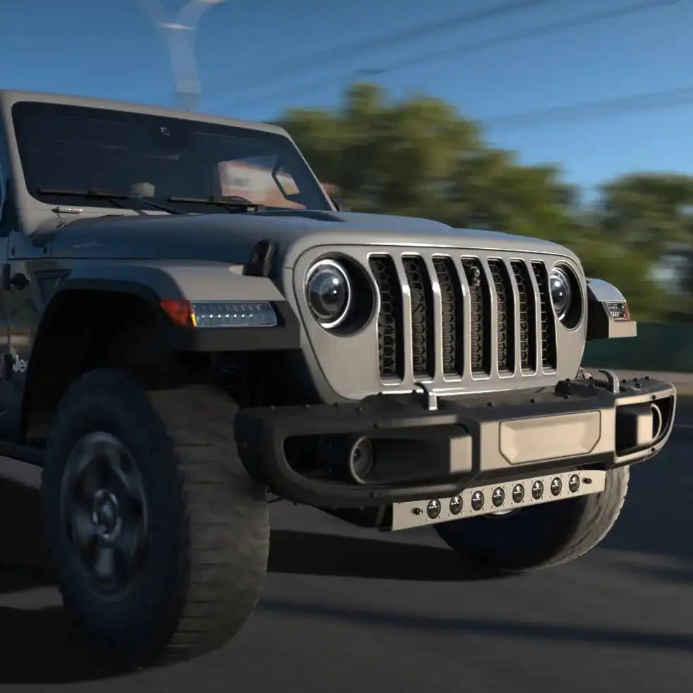 ORACLE Lighting Skid Plate with Integrated LED Emitters for Jeep Wrangler JL and Gladiator JT by ORACLE Lighting