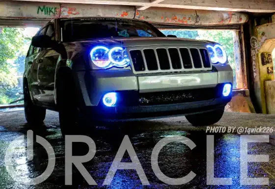 ORACLE Lighting 2005-2010 Jeep Grand Cherokee LED Headlight Halo Kit by ORACLE Lighting