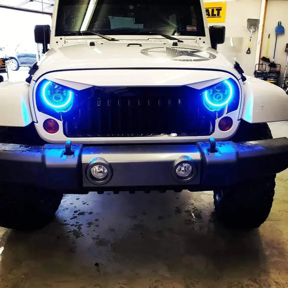 7" High Powered LED Headlights | DOT Certified Sealed Beam Replacement | Jeep Wrangler & Classic Cars by ORACLE Lighting