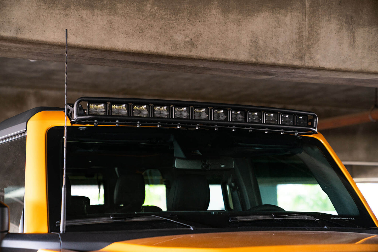 2021-22 Ford Bronco - Curved Light Bracket for 12 3-Inch Pod Lights by DV8 Offroad