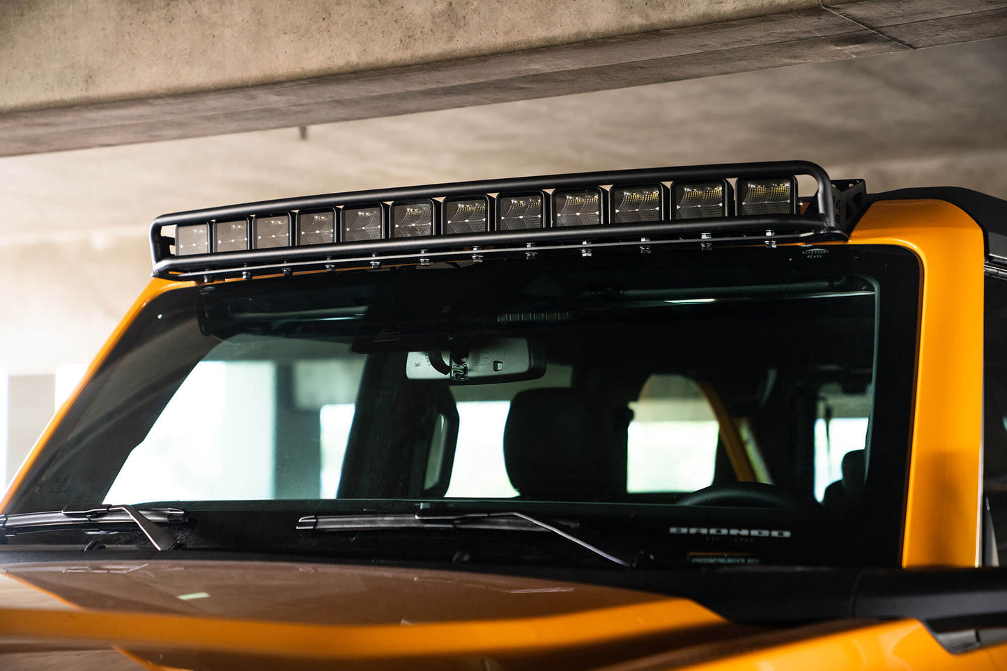 2021-22 Ford Bronco - Curved Light Bracket for 12 3-Inch Pod Lights by DV8 Offroad
