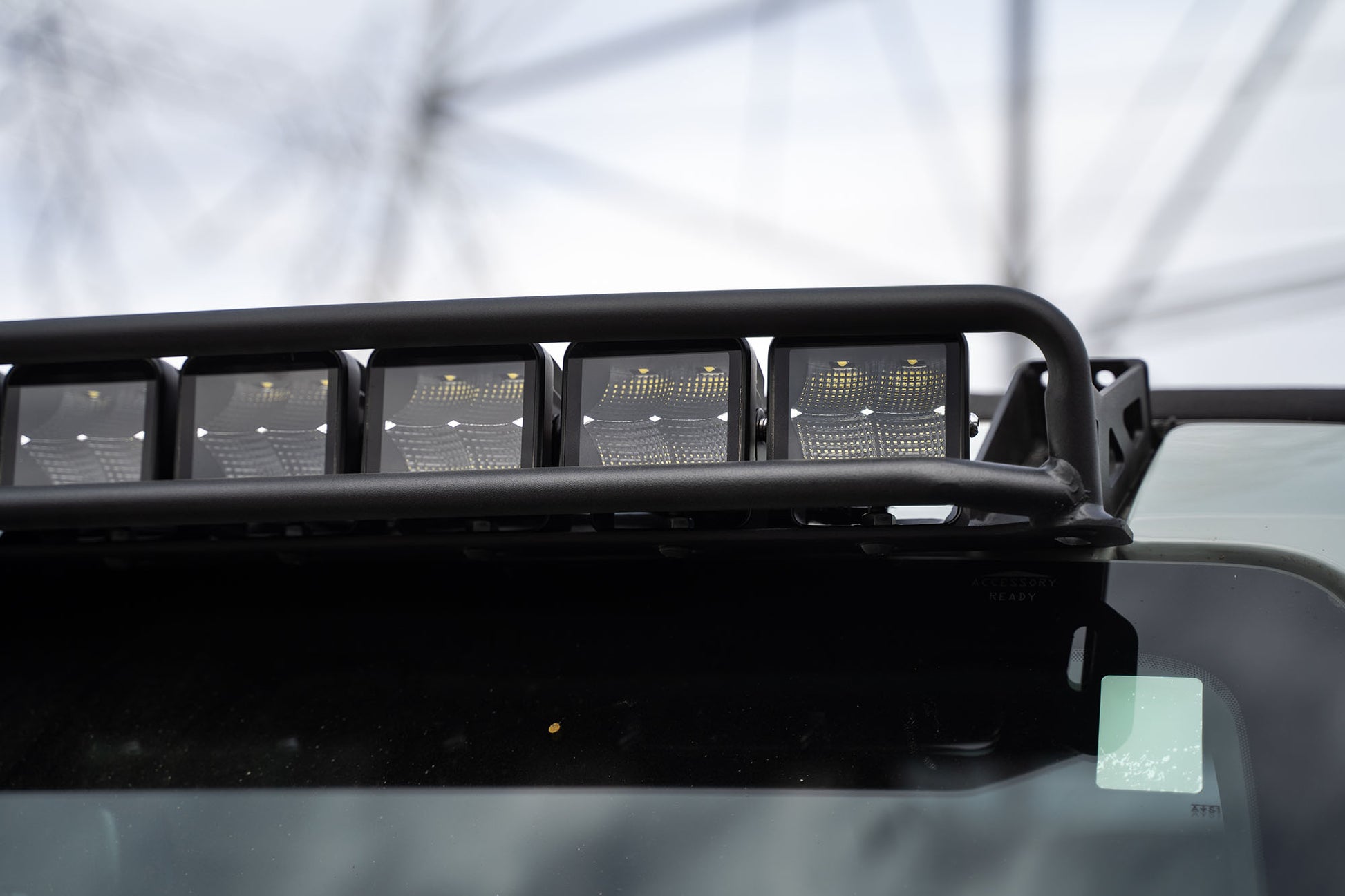 2021-22 Ford Bronco - Curved Light Bracket for 12 3-Inch Pod Lights by DV8 Offroad