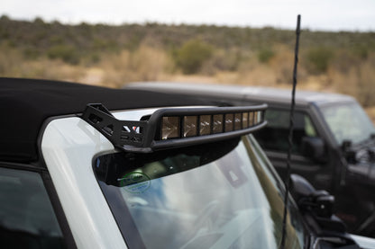 2021-22 Ford Bronco - Curved Light Bracket for 12 3-Inch Pod Lights by DV8 Offroad