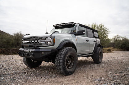 2021-22 Ford Bronco - Curved Light Bracket for 12 3-Inch Pod Lights by DV8 Offroad