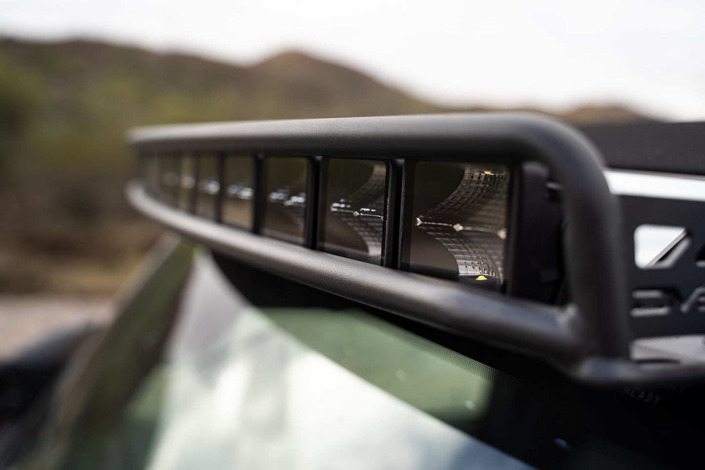 2021-22 Ford Bronco - Curved Light Bracket for 12 3-Inch Pod Lights by DV8 Offroad