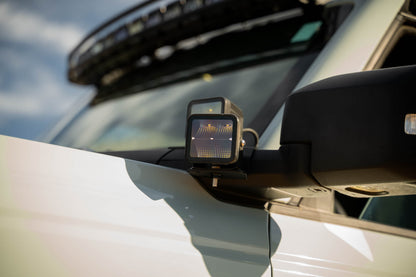 Ford Bronco A-Pillar Dual Light Pod Drop Mounts by DV8 Offroad