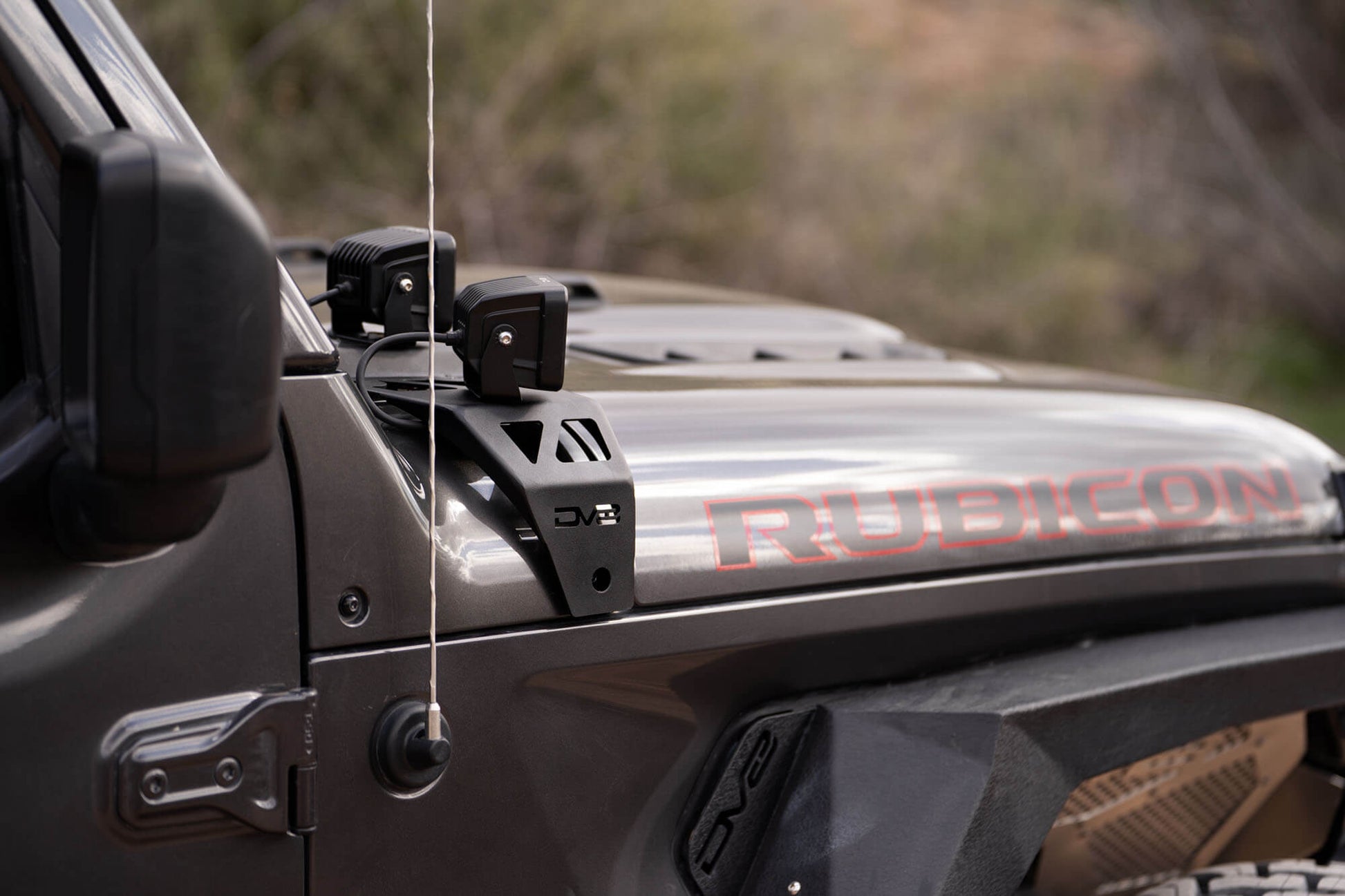 2018-22 Jeep JL & 2020-2022 Jeep JT A-Pillar Dual Pod Light Mounts by DV8 Offroad