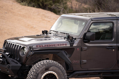 2018-22 Jeep JL & 2020-2022 Jeep JT A-Pillar Dual Pod Light Mounts by DV8 Offroad