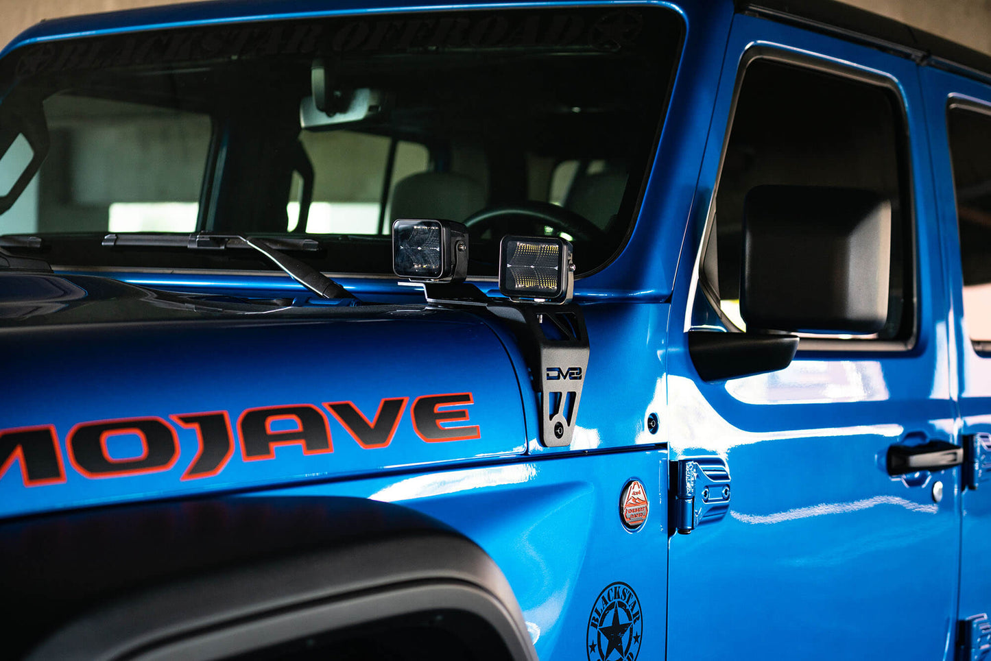 2020-22 Jeep JL 392 & Jeep JT Mojave Edition Dual Pod Light Mounts by DV8 Offroad