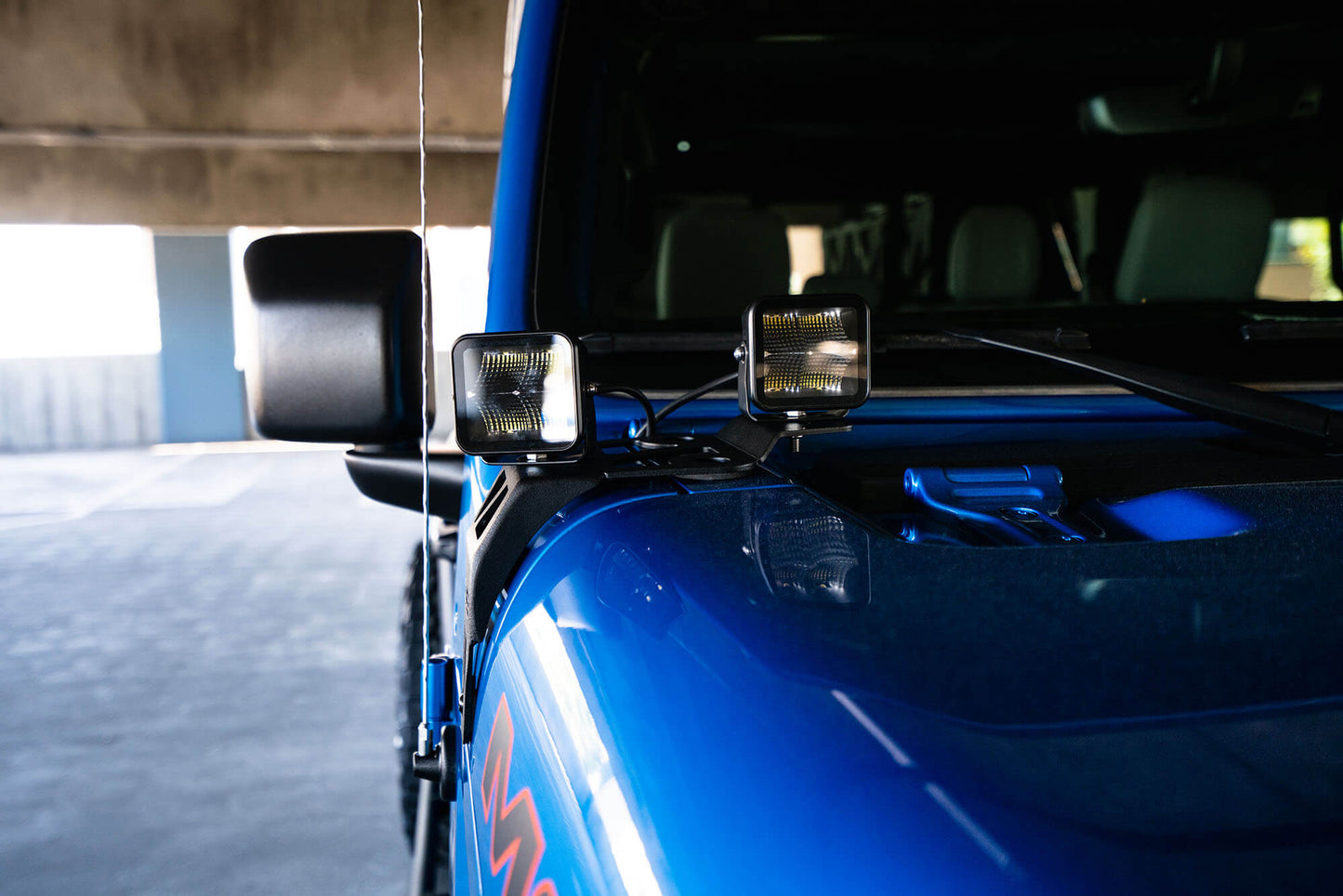 2020-22 Jeep JL 392 & Jeep JT Mojave Edition Dual Pod Light Mounts by DV8 Offroad
