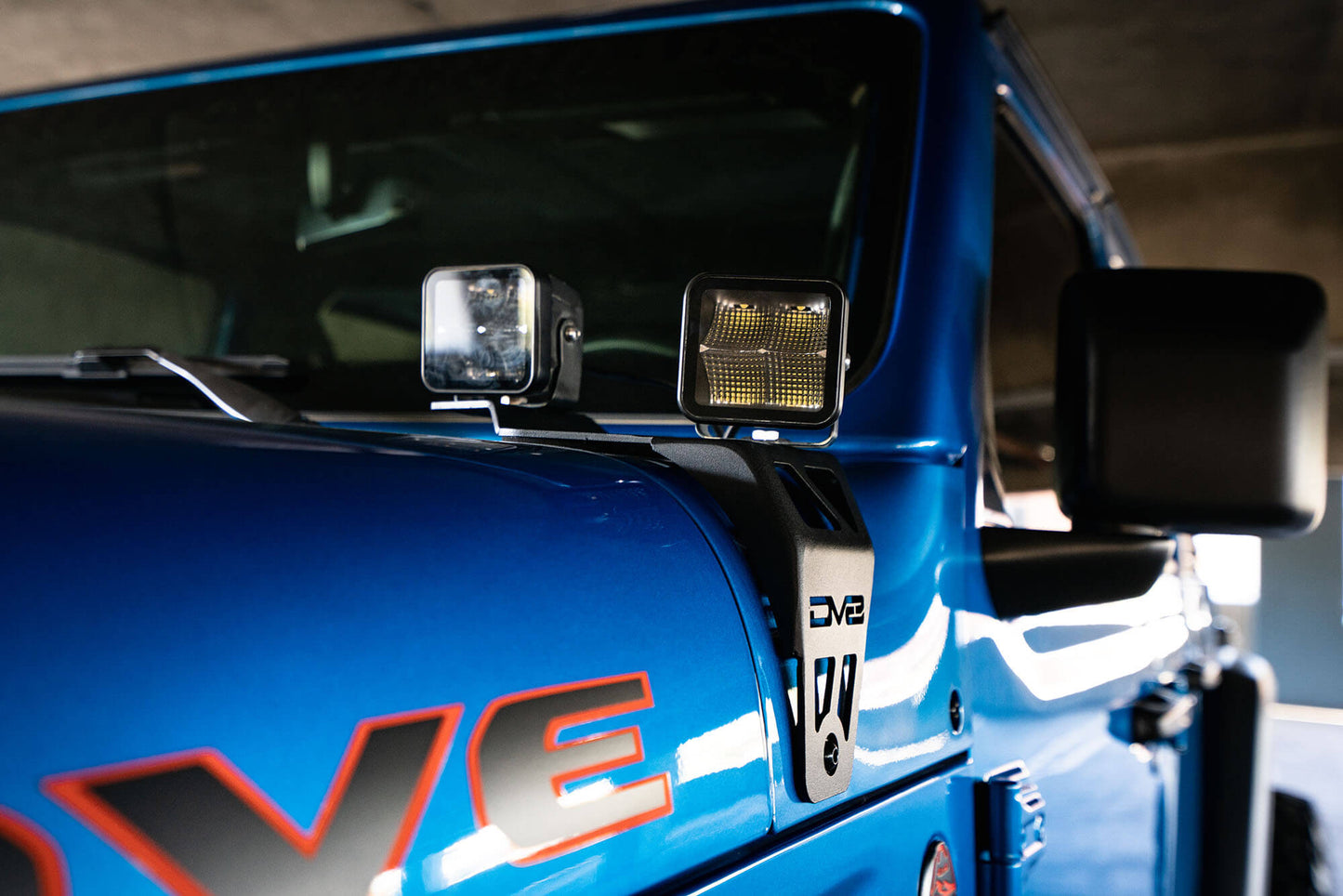 2020-22 Jeep JL 392 & Jeep JT Mojave Edition Dual Pod Light Mounts by DV8 Offroad