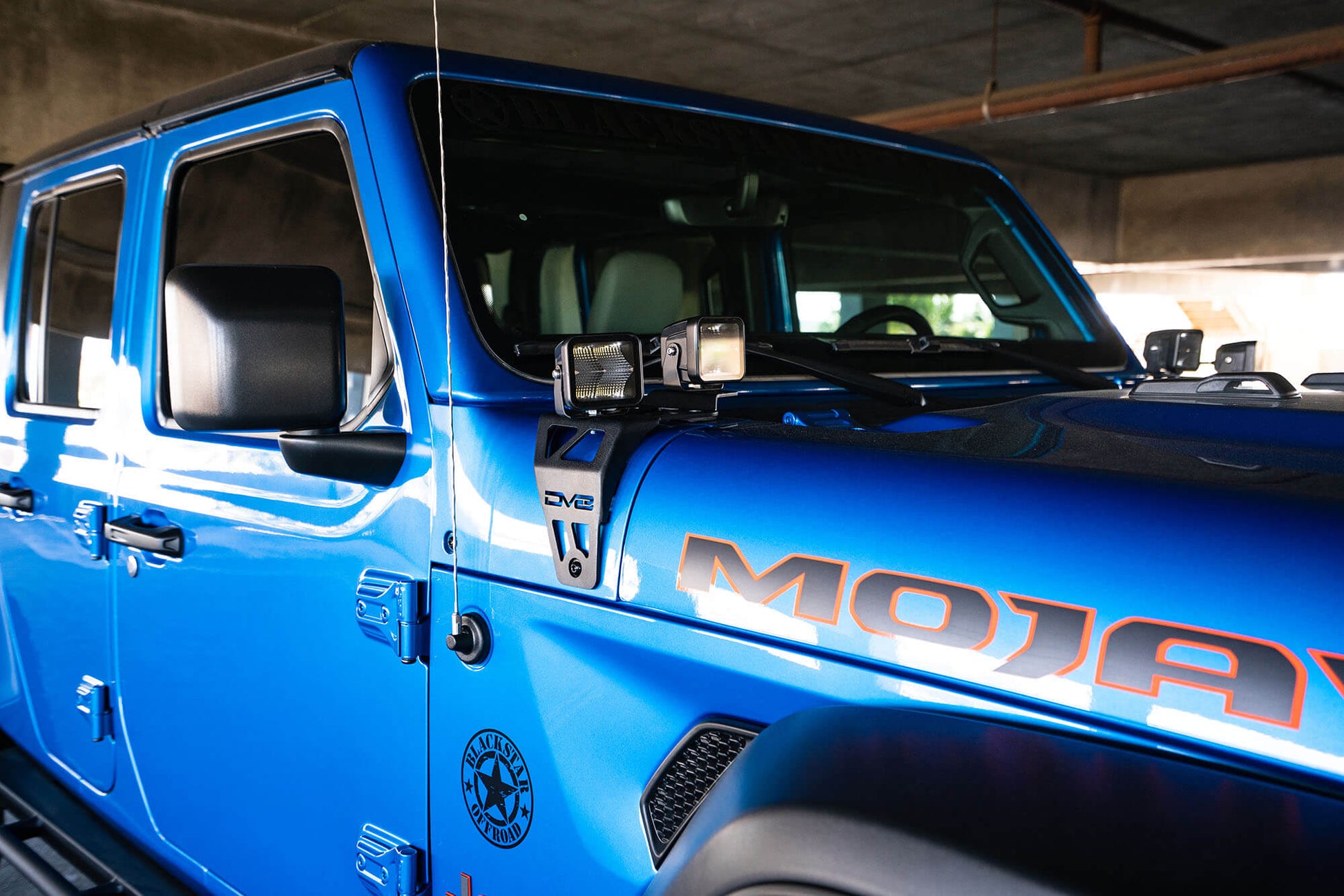 2020-22 Jeep JL 392 & Jeep JT Mojave Edition Dual Pod Light Mounts by DV8 Offroad