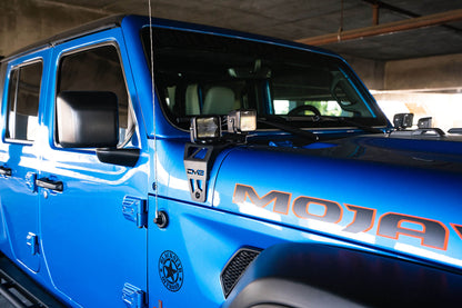 2020-22 Jeep JL 392 & Jeep JT Mojave Edition Dual Pod Light Mounts by DV8 Offroad