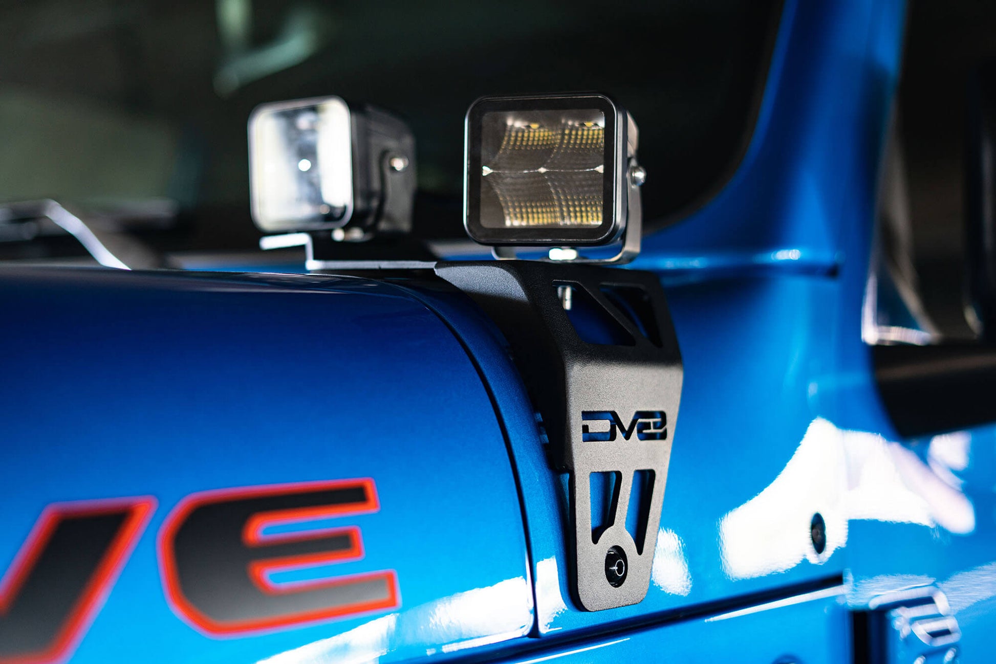 2020-22 Jeep JL 392 & Jeep JT Mojave Edition Dual Pod Light Mounts by DV8 Offroad