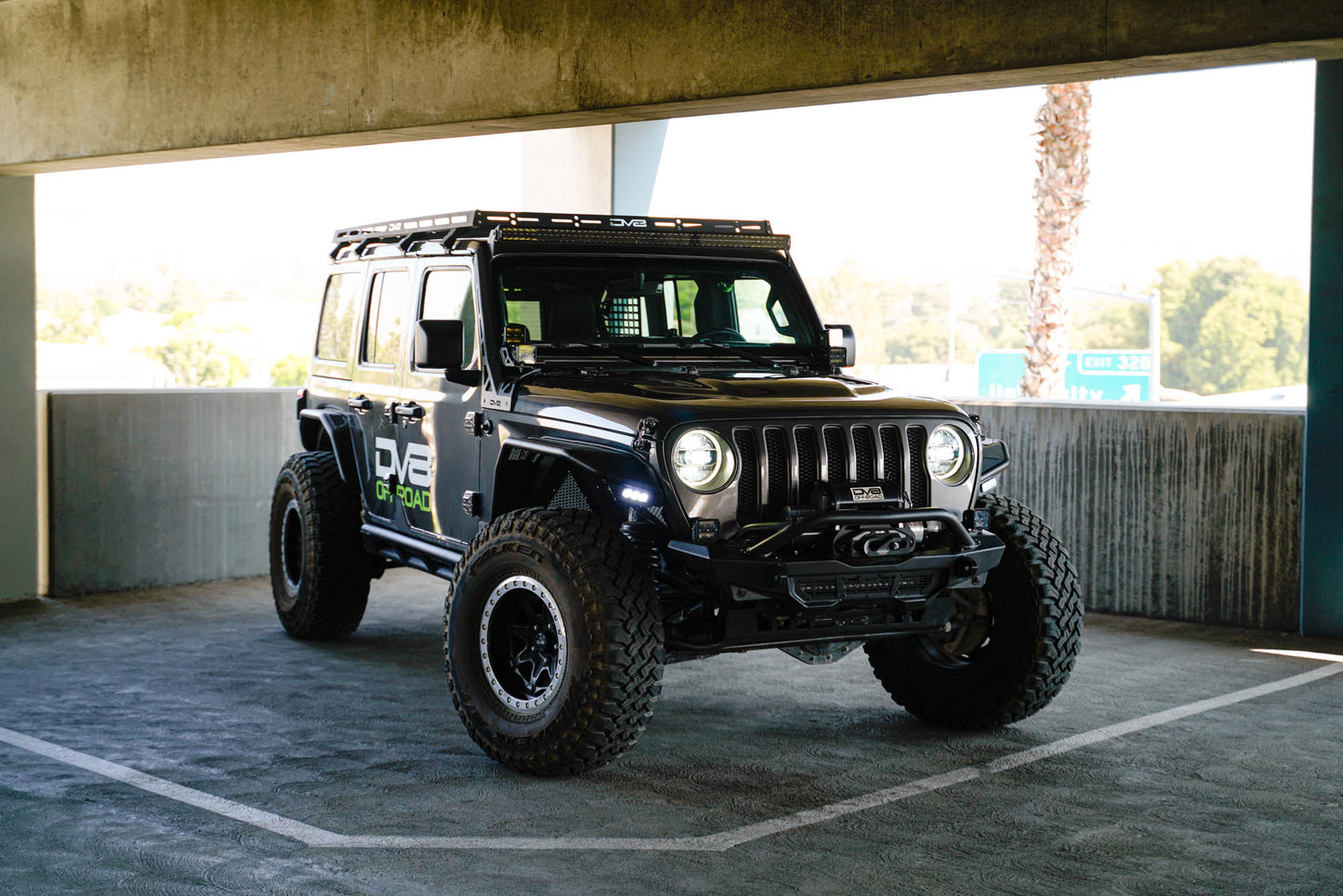 Jeep Wrangler JL & Gladiator JT A-Pillar Dual Light Pod Mounts by DV8 Offroad