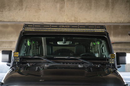 Jeep Wrangler JL & Gladiator JT A-Pillar Dual Light Pod Mounts by DV8 Offroad