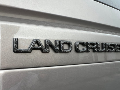 Rear Liftgate Letter Overlays Fits 2024-2026 Toyota Land Cruiser by Tufskinz.com