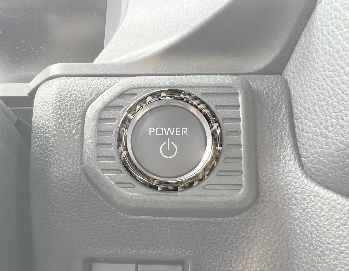 Start Button Accent Trim Fits 2024-2026 Toyota Land Cruiser by Tufskinz.com