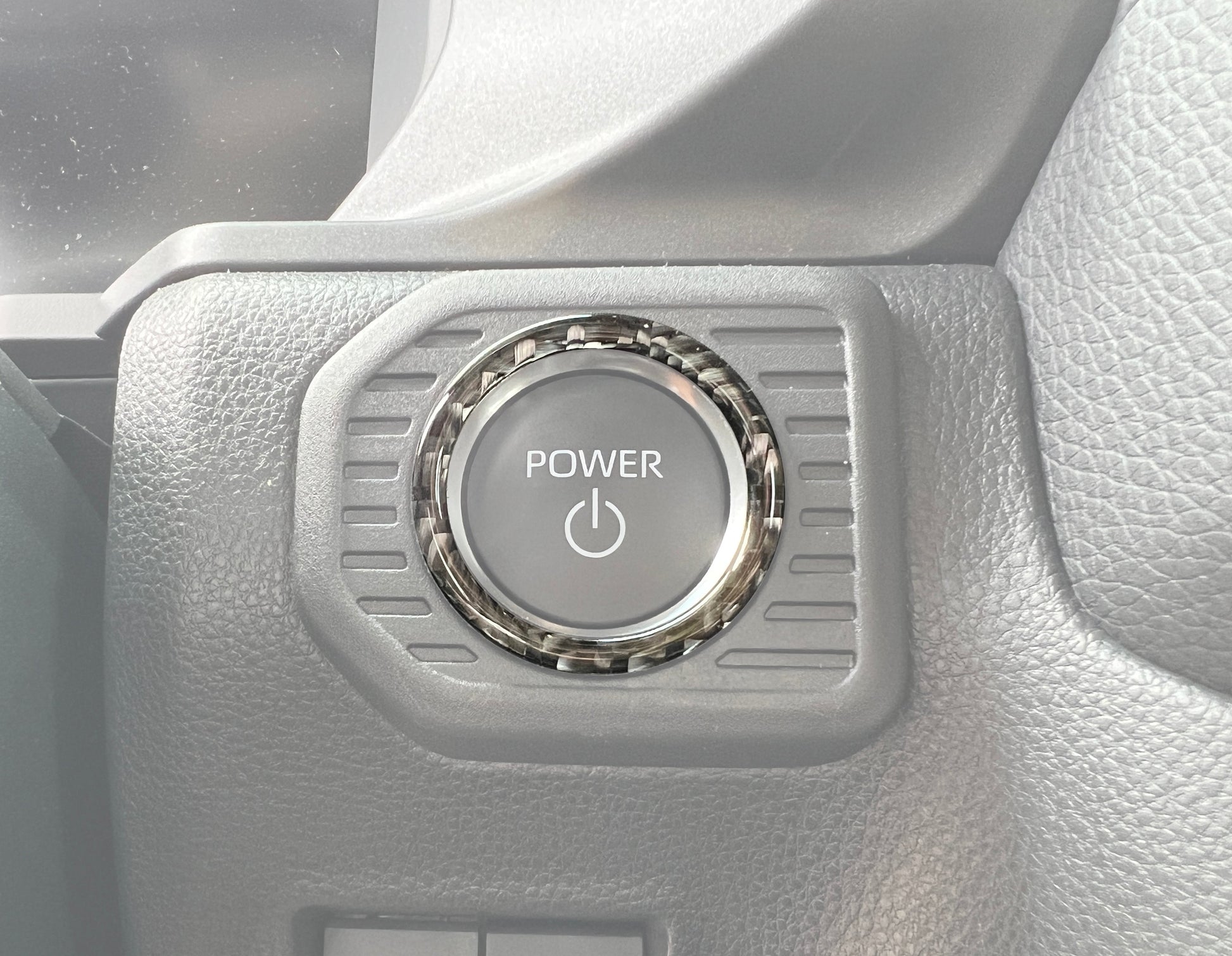Start Button Accent Trim Fits 2024-2026 Toyota Land Cruiser by Tufskinz.com