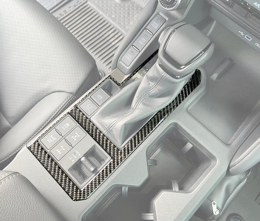 Shifter Surround Accent Trim Fits 2024-2026 Toyota Land Cruiser by Tufskinz.com