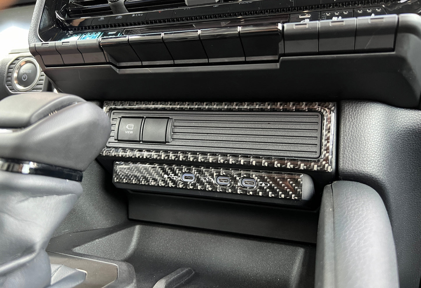 Charge Port Accent Trim Fits 2024-2026 Toyota Land Cruiser by Tufskinz.com