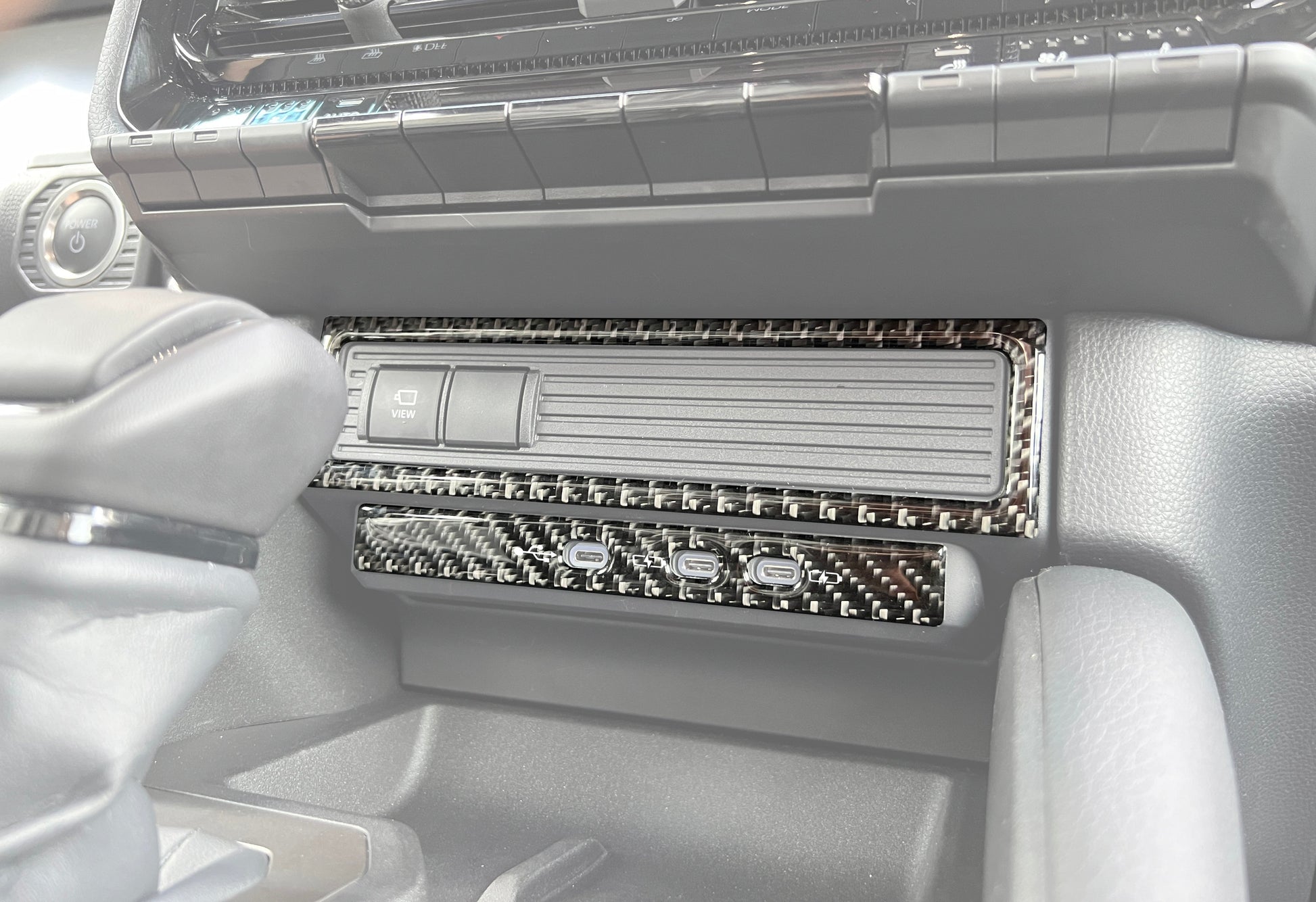 Charge Port Accent Trim Fits 2024-2026 Toyota Land Cruiser by Tufskinz.com
