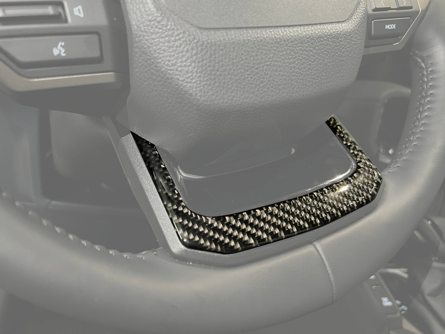 Lower Stearing Wheel Accent Trim Fits 2024-2026 Toyota Land Cruiser by Tufskinz.com