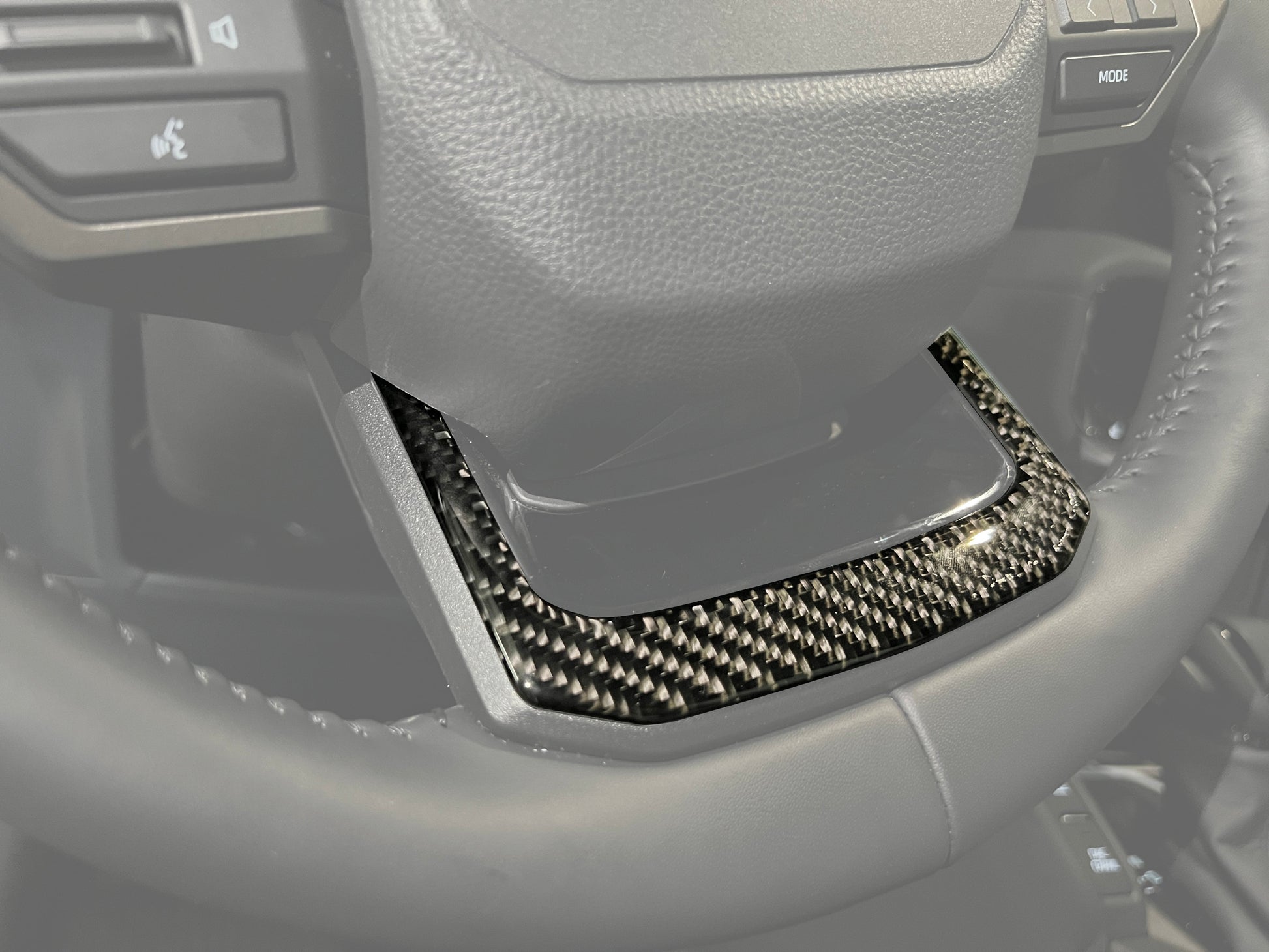 Lower Stearing Wheel Accent Trim Fits 2024-2026 Toyota Land Cruiser by Tufskinz.com