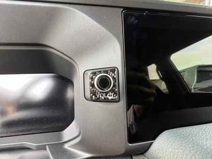 Volume Knob Accent Trim Fits 2024-2026 Toyota Land Cruiser by Tufskinz.com