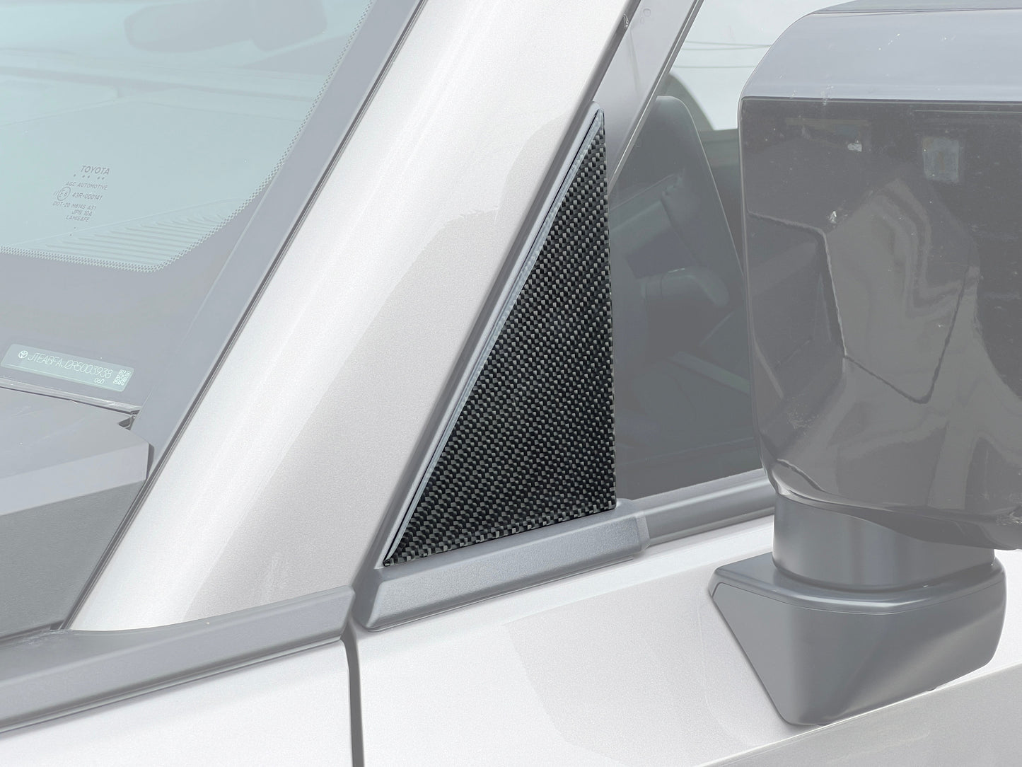 Door Pillar Overlays Fits 2024-2026 Toyota Land Cruiser & Lexus GX550 by Tufskinz.com