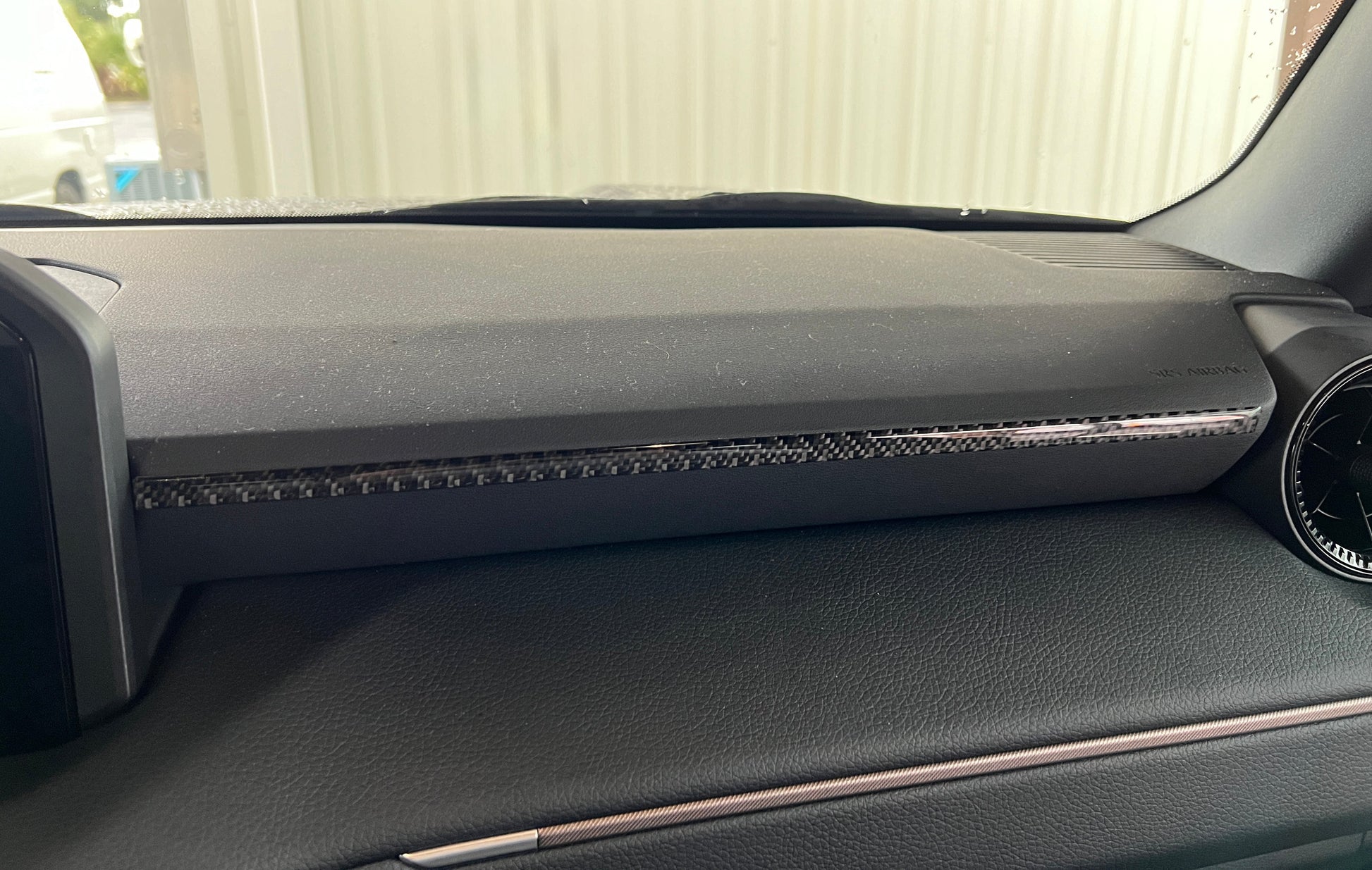 Passenger Side Dash Line Accent Trim Fits 2024-2026 Toyota Land Cruiser by Tufskinz.com
