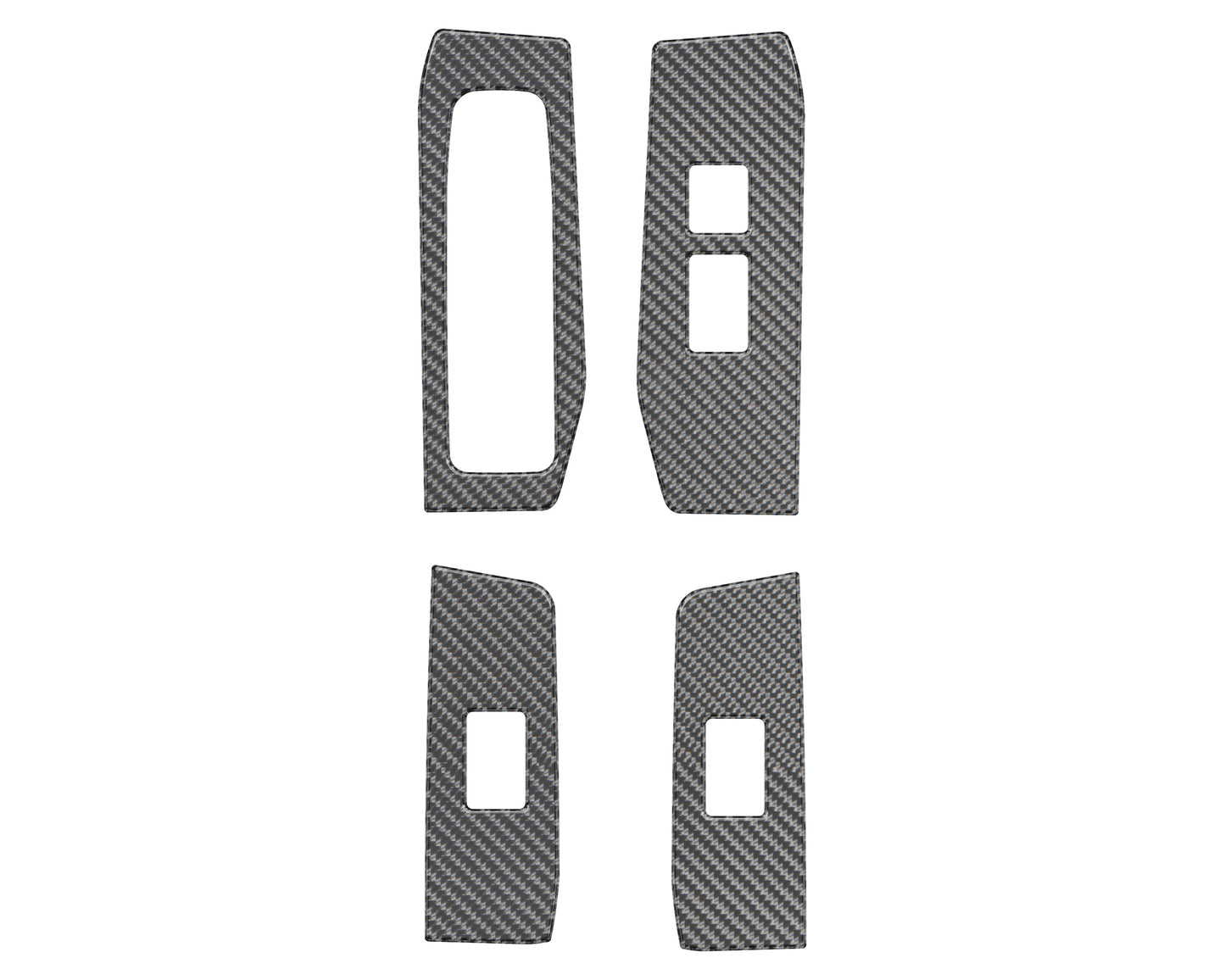 Door Switches Accent Trim Fits 2024-2026 Toyota Land Cruiser by Tufskinz.com