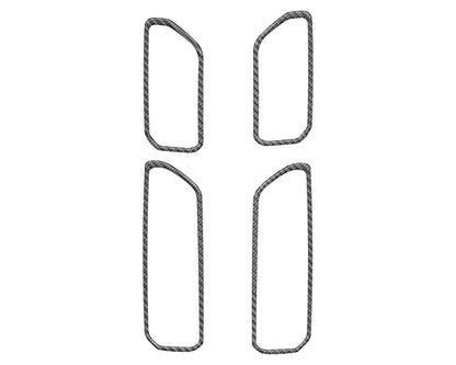Door Handle Surround Accent Trim Fits 2024-2026 Toyota Land Cruiser by Tufskinz.com