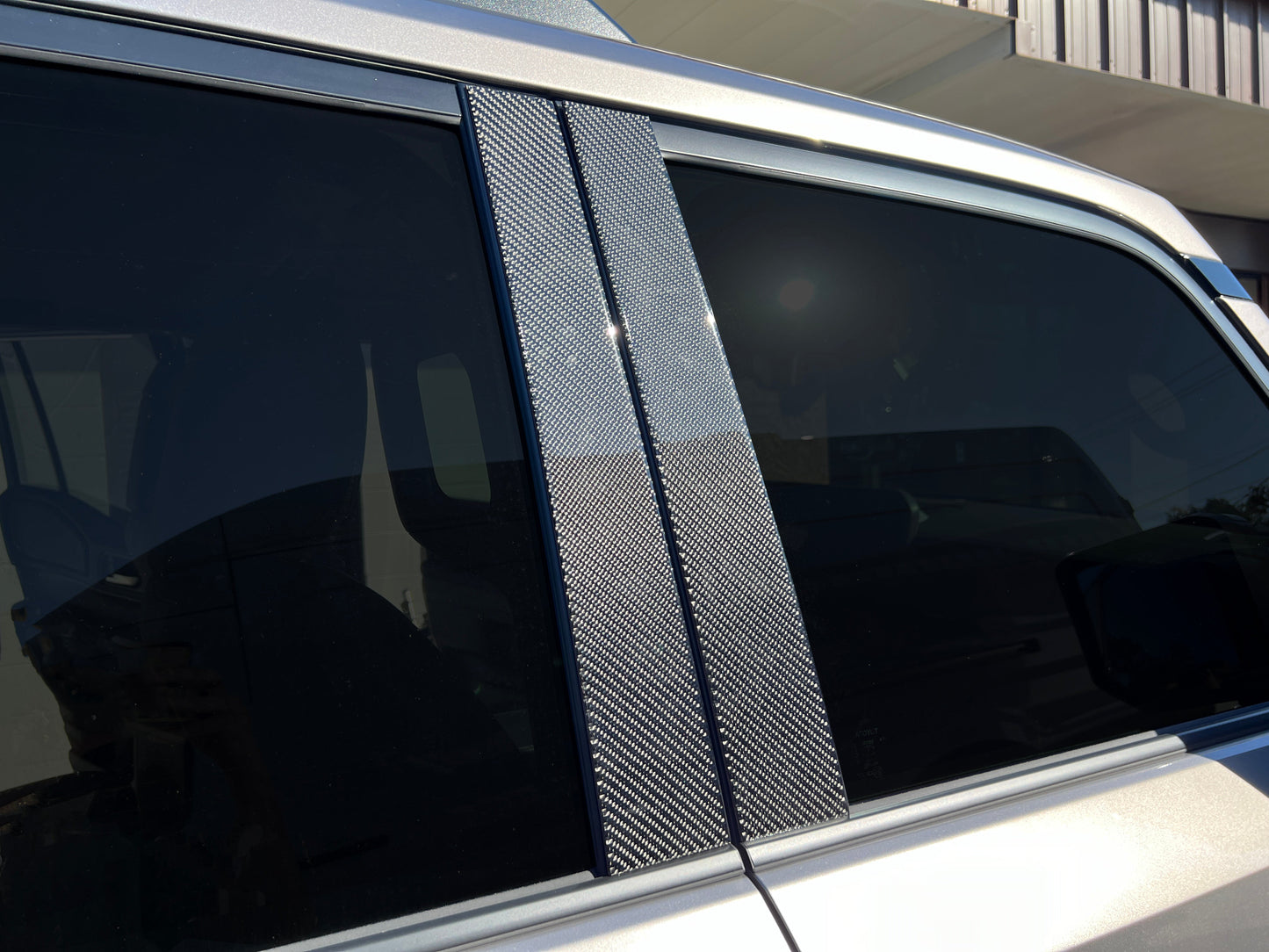 Door Pillar Overlays Fits 2024-2026 Toyota Land Cruiser & Lexus GX550 by Tufskinz.com