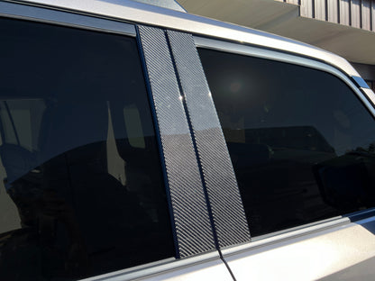 Door Pillar Overlays Fits 2024-2026 Toyota Land Cruiser & Lexus GX550 by Tufskinz.com
