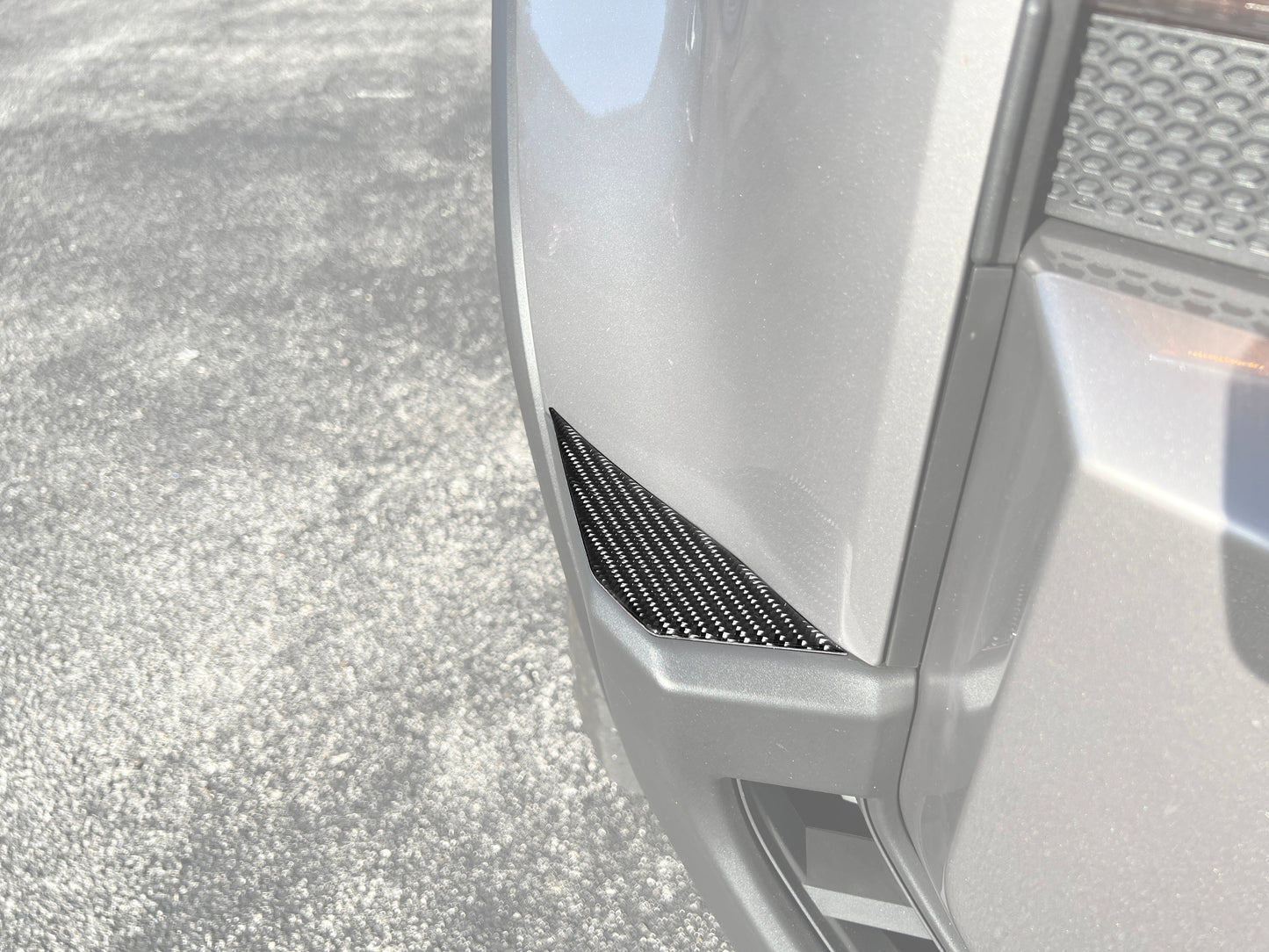 Front Bumper Top Sides Overlays Fits 2024-2026 Toyota Land Cruiser by Tufskinz.com
