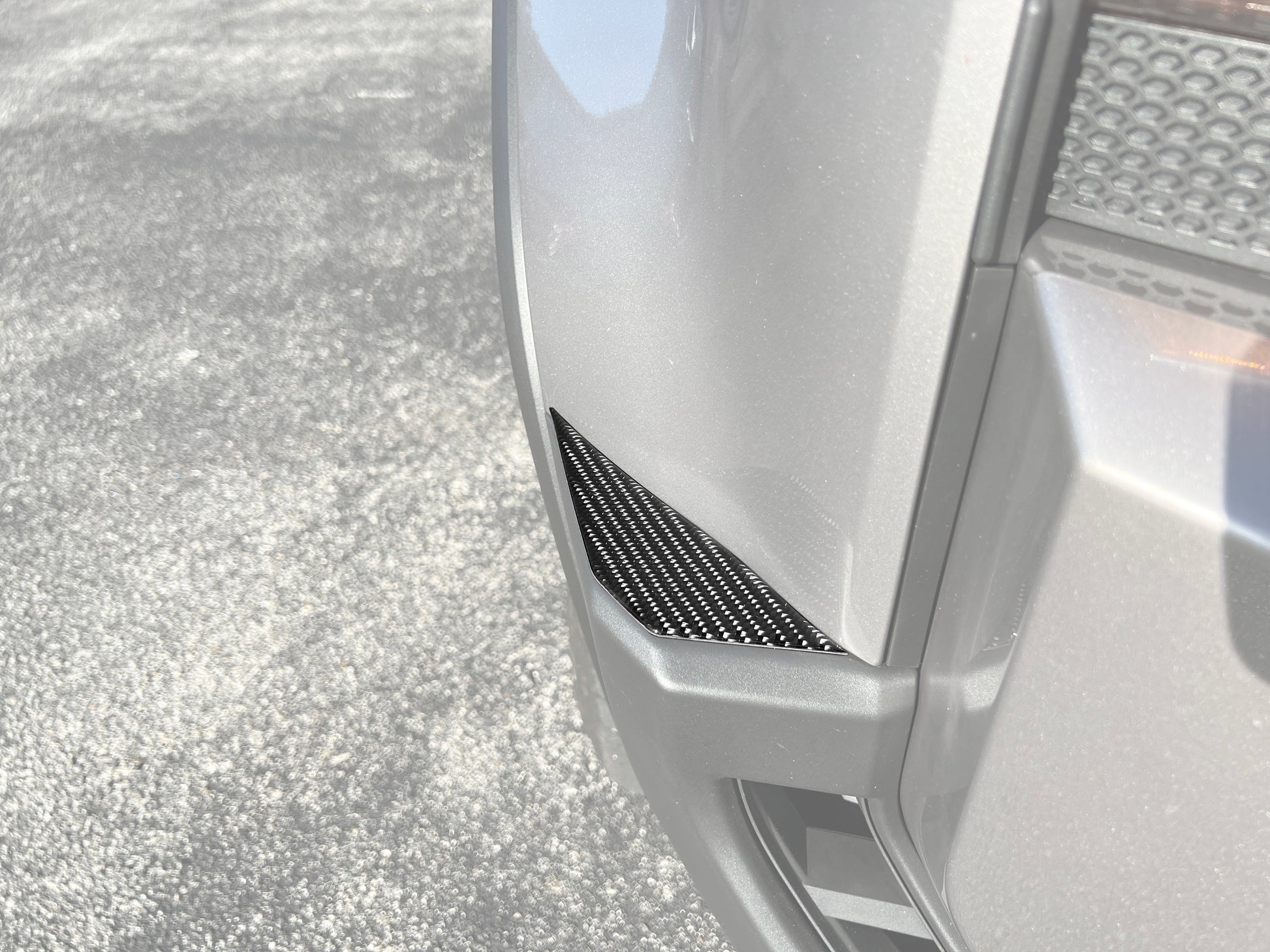 Front Bumper Top Sides Overlays Fits 2024-2026 Toyota Land Cruiser by Tufskinz.com