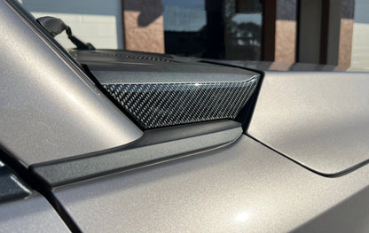 Side Windshield Cowl Panel Accent Overlays Fits 2024-2026 Toyota Land Cruiser & Lexus GX550 by Tufskinz.com