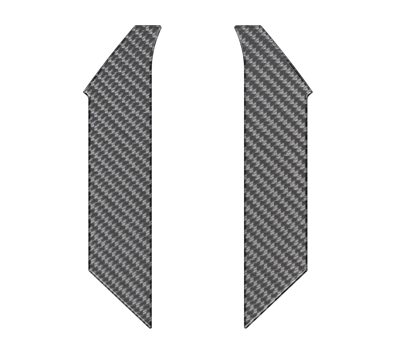 Side Windshield Cowl Panel Accent Overlays Fits 2024-2026 Toyota Land Cruiser & Lexus GX550 by Tufskinz.com