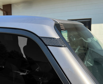 Upper A Pillar Upper Overlays Fits 2024-2026 Toyota Land Cruiser & Lexus GX550 by Tufskinz.com