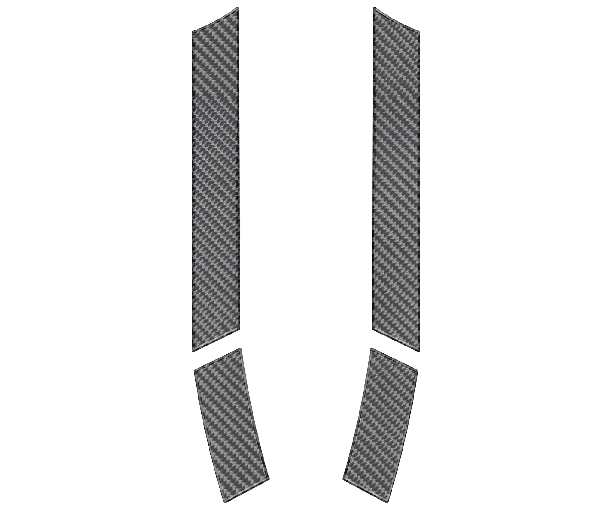 Upper C Pillar Upper Overlays Fits 2024-2026 Toyota Land Cruiser & Lexus GX550 by Tufskinz.com