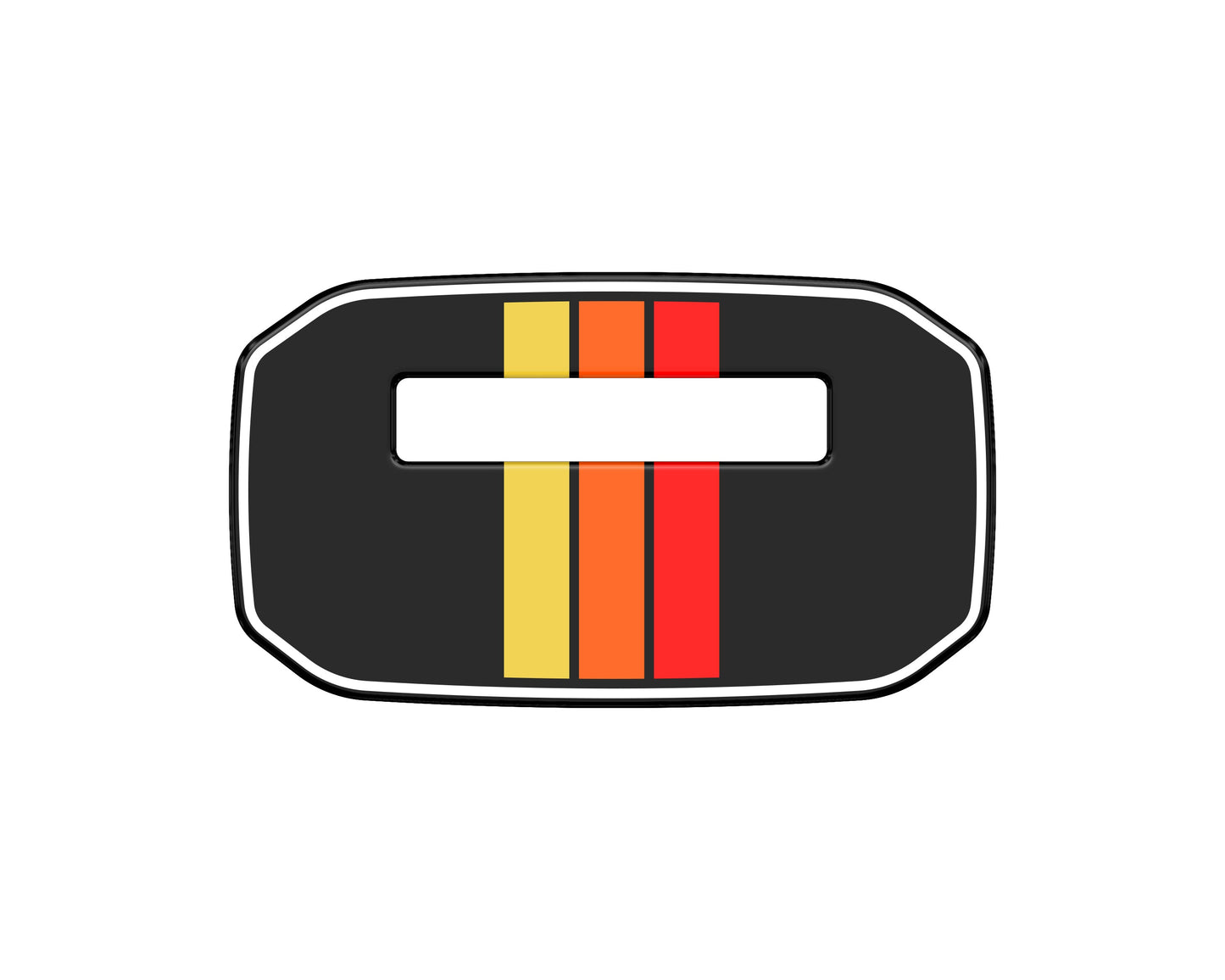 Center Steering Wheel Accent Trim Fits 2024-2026 Toyota Land Cruiser by Tufskinz.com