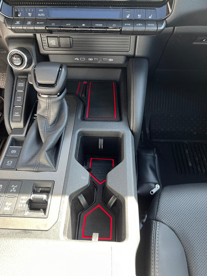 Center Console Foam Inserts Fits 2024-2026 Toyota Land Cruiser by Tufskinz.com