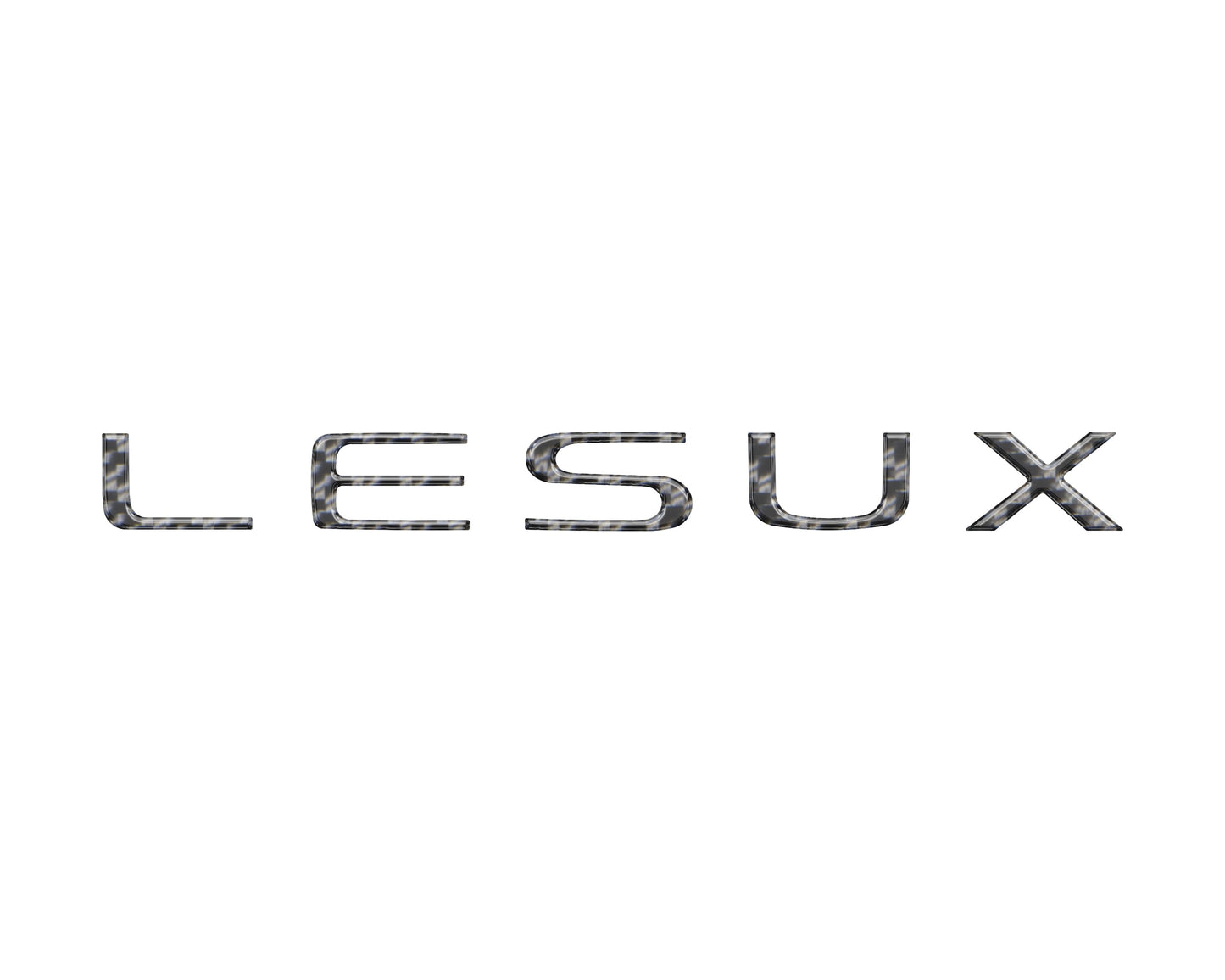 Liftgate Letter Overlays Fits 2024-2026 Lexus GX550 by Tufskinz.com