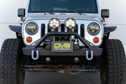 Universal design works with flat fairlead mounts. by DV8 Offroad